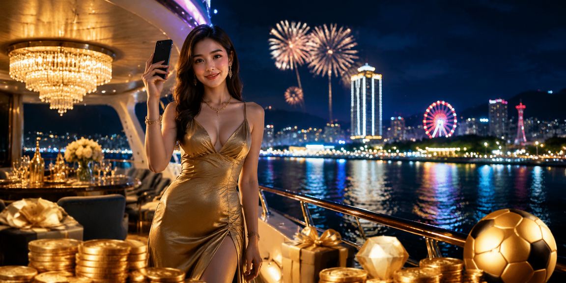 Bãi biển Nha Trang về đêm với ánh đèn lấp lánh gợi lên đặc quyền thưởng VIP dành cho hội viên cao cấp