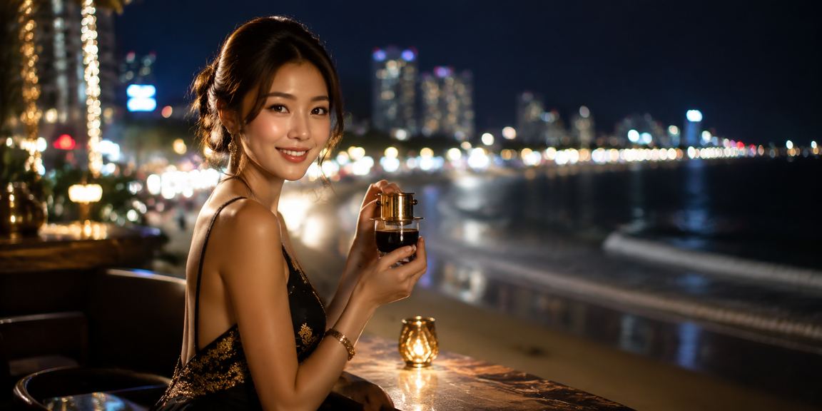 Ly cà phê sáng bên bờ biển Vũng Tàu, gợi lên thói quen giải trí trực tuyến thư giãn của người dùng